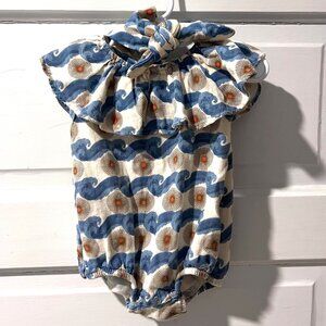 Kate Quinn Romper Bubble and Headband Set (EUC)